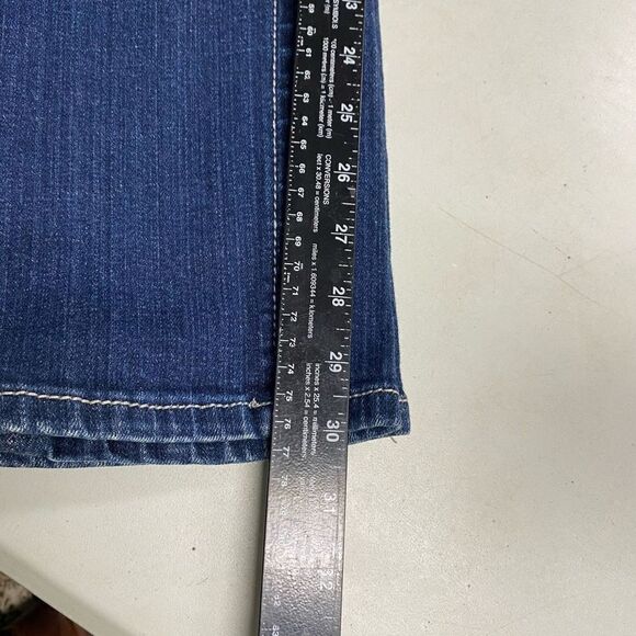 SEVEN7 Women’s Studded‎ Distressed Denim Jeans Size 31 Blue 
Inseam 30” - Picture 5 of 13